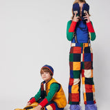 Multicolor Tiles reversible vest Multicolor van Bobo Choses | Kids Conceptstore Le Fanfare