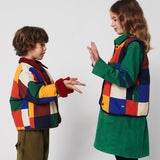 Multicolor Tiles reversible vest Multicolor van Bobo Choses | Kids Conceptstore Le Fanfare