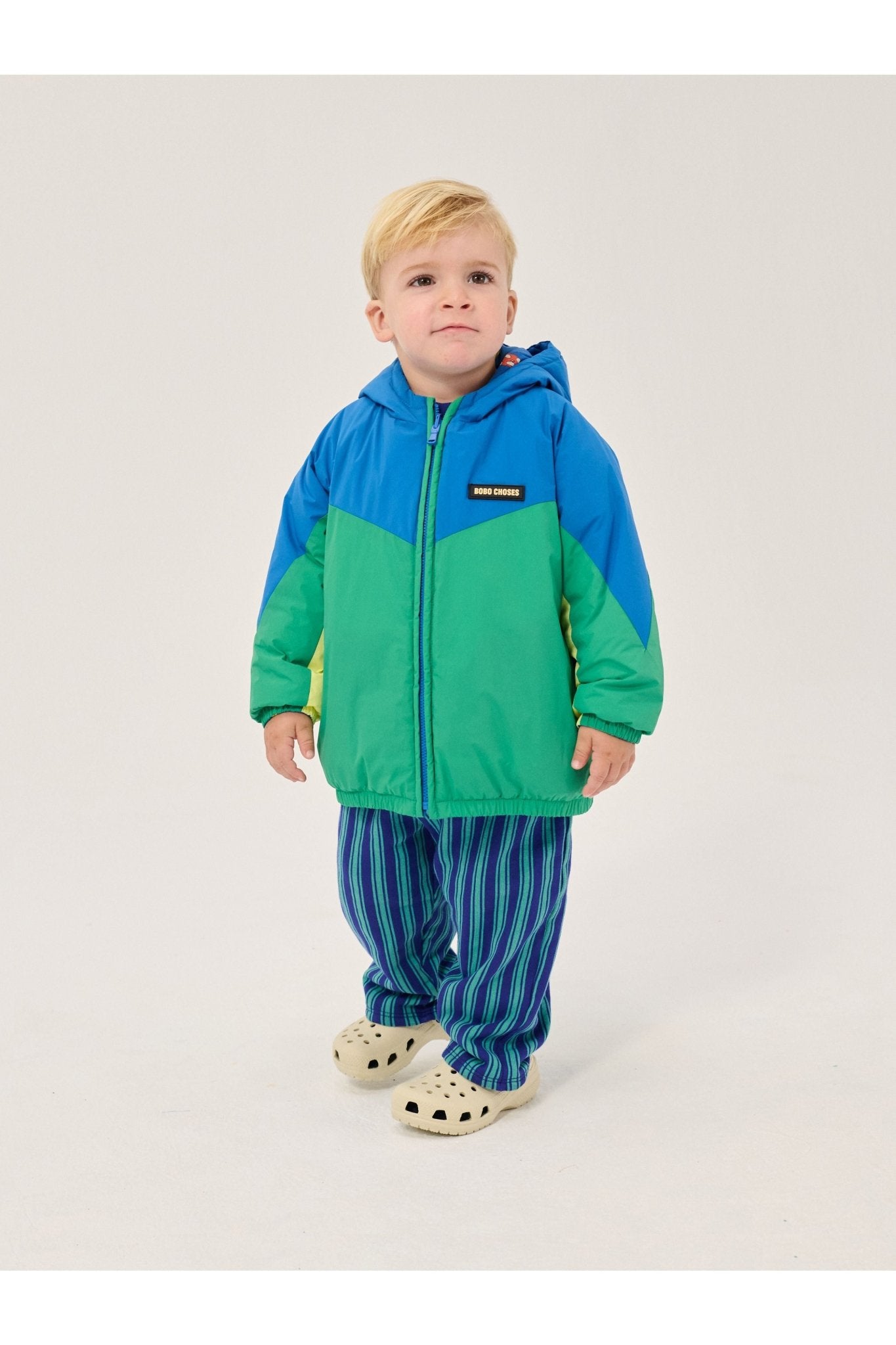 Mush Monster Duo all over reversible anorak - Blue van Bobo Choses | Kids Conceptstore Le Fanfare