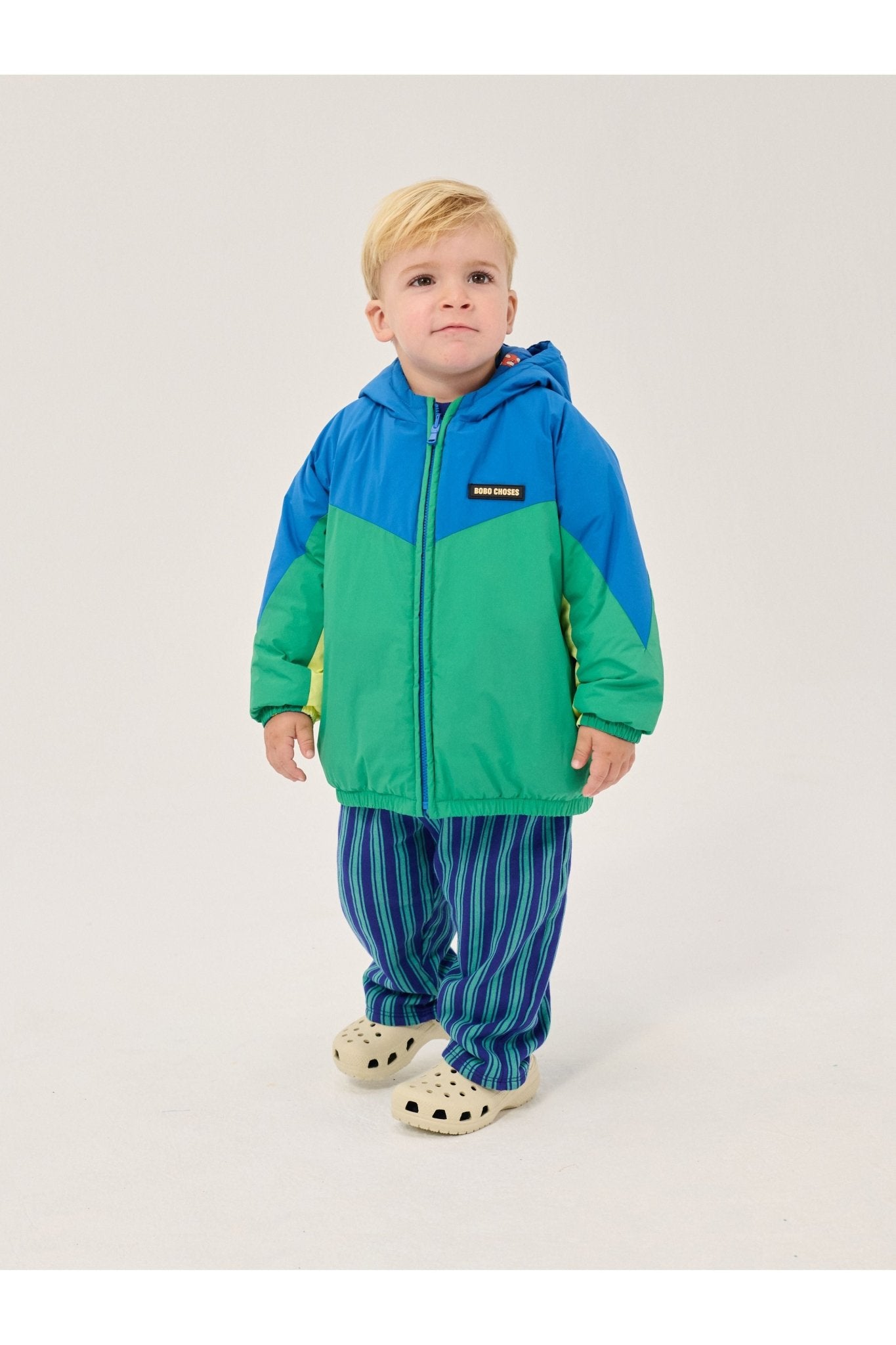 Mush Monster Duo all over reversible anorak - Blue van Bobo Choses | Kids Conceptstore Le Fanfare