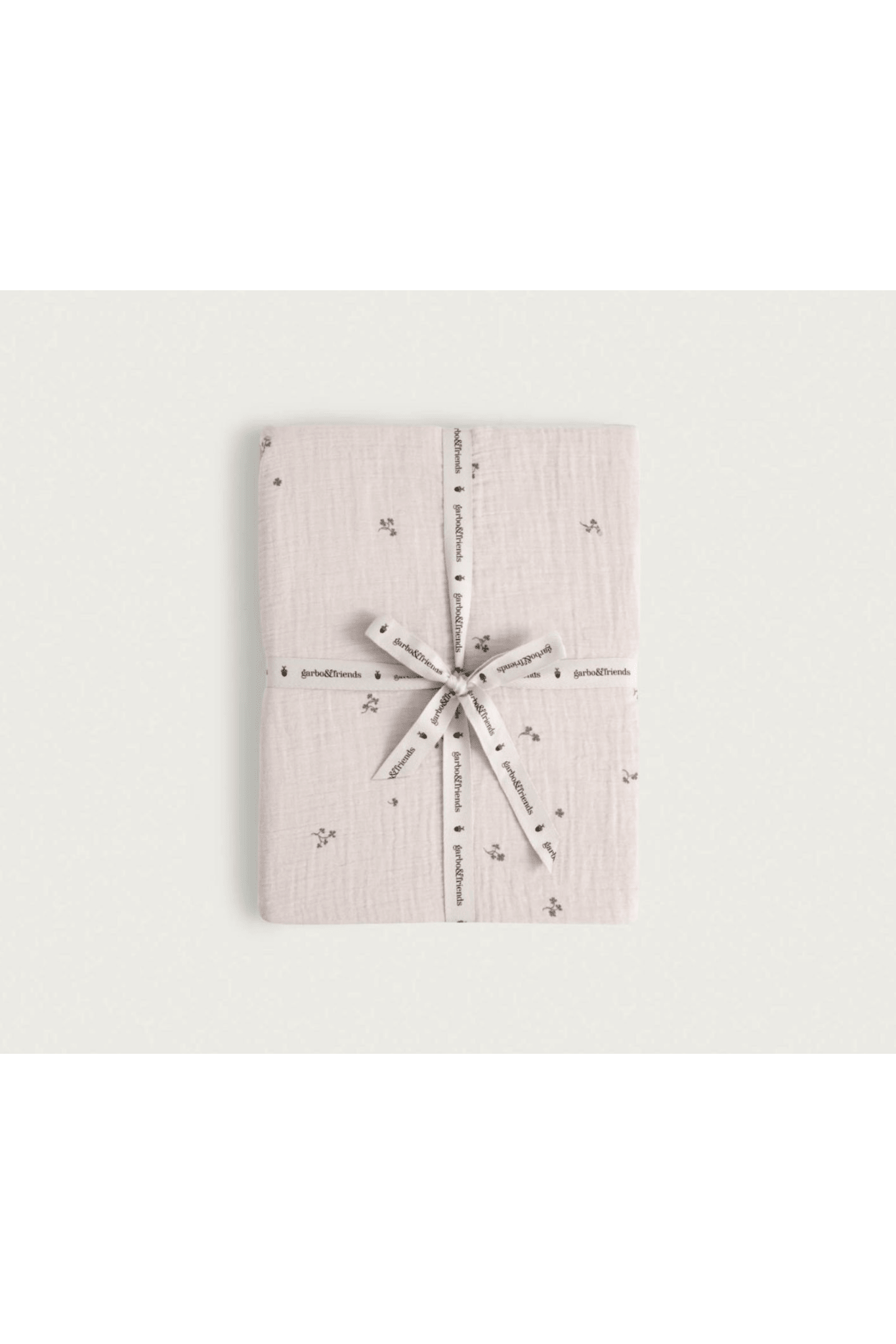 Muslin Junior Fitted Sheet 60x120, Folia ecru van garbo&friends | Kids Conceptstore Le Fanfare