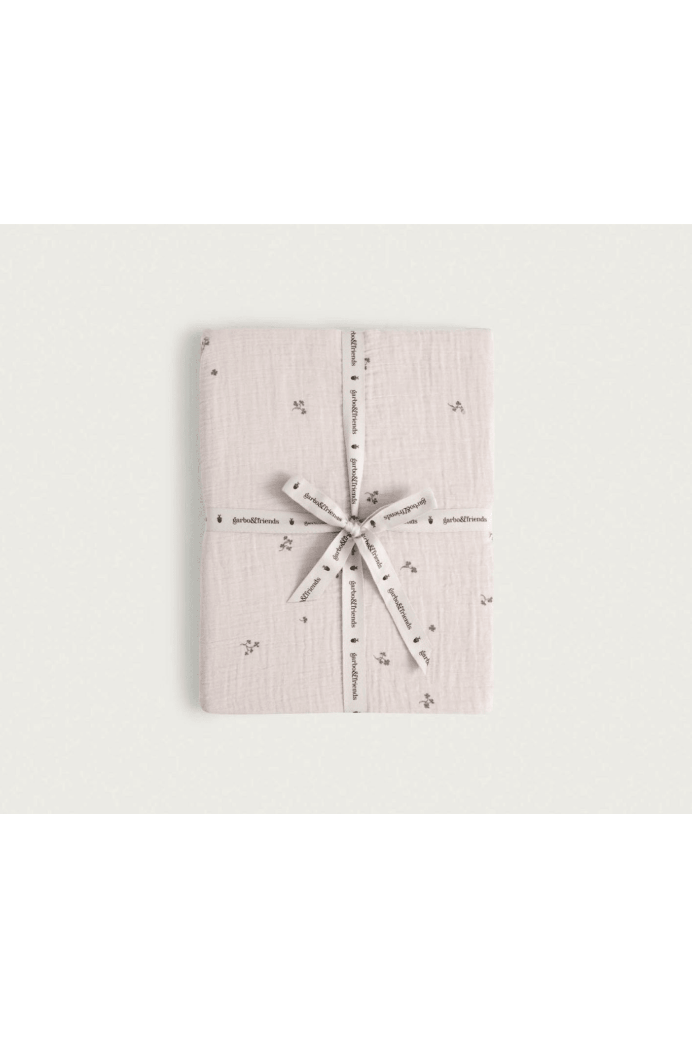 Muslin Junior Fitted Sheet 60x120, Folia ecru van garbo&friends | Kids Conceptstore Le Fanfare