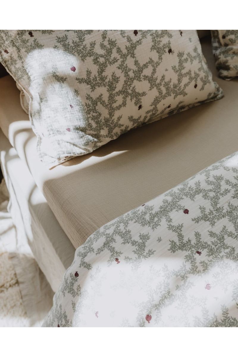 muslin junior fitted sheet 60x120, Olive van garbo&friends | Kids Conceptstore Le Fanfare