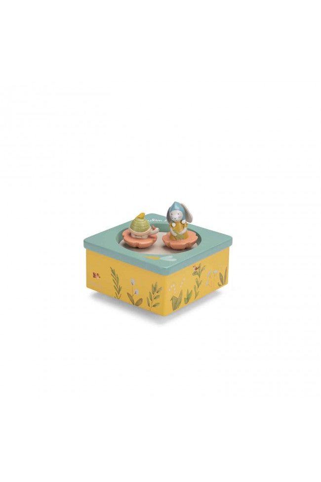Muziekdoos - Trois Petits Lapins van Moulin Roty | Kids Conceptstore Le Fanfare