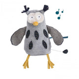 Muziekknuffel Uil - Les Moustaches van Moulin Roty | Kids Conceptstore Le Fanfare