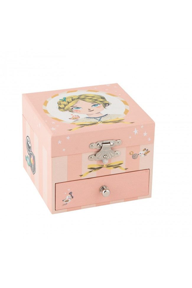 Muzikale Juwelendoos Skateboard Ballerina van Moulin Roty | Kids Conceptstore Le Fanfare