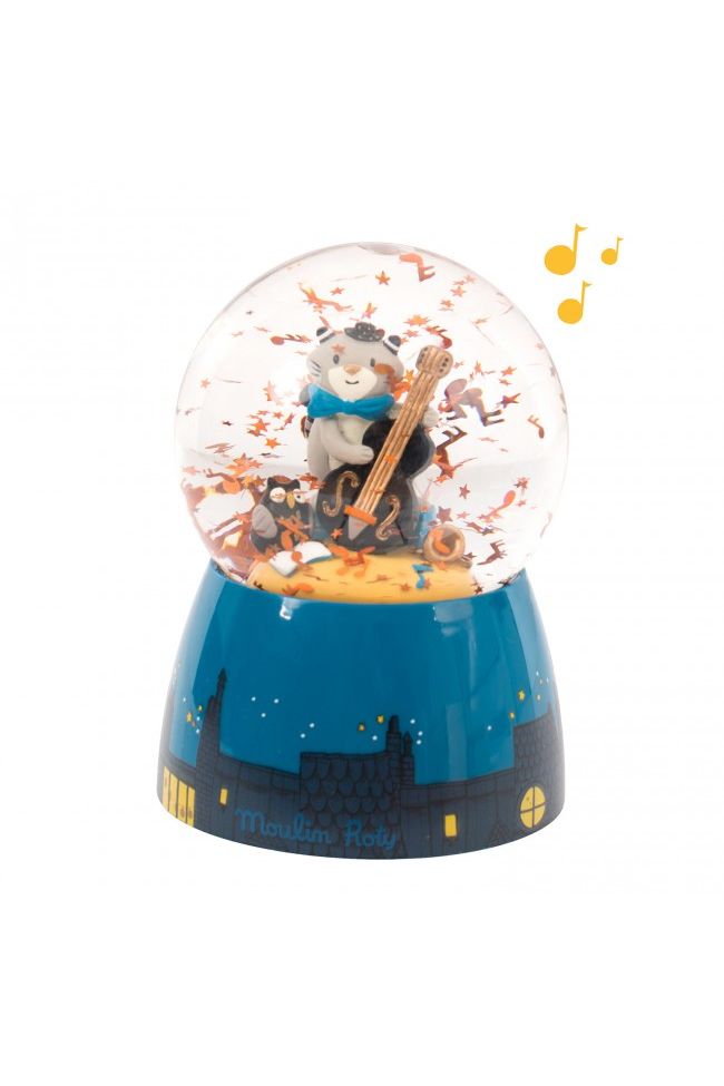 Muzikale Sneeuwbol Poes van Moulin Roty | Kids Conceptstore Le Fanfare