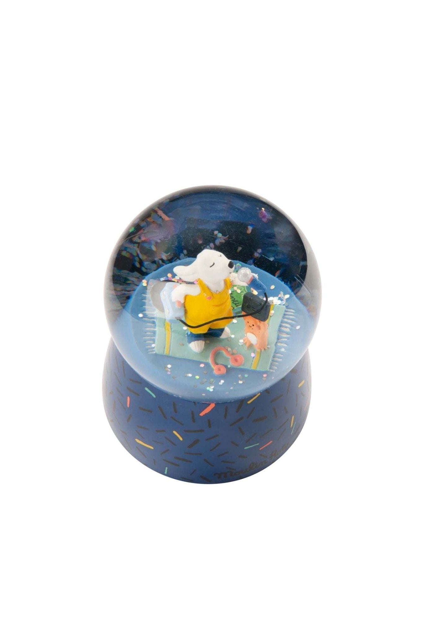 Muzikale sneeuwbol - Puce & Pilou van Moulin Roty | Kids Conceptstore Le Fanfare