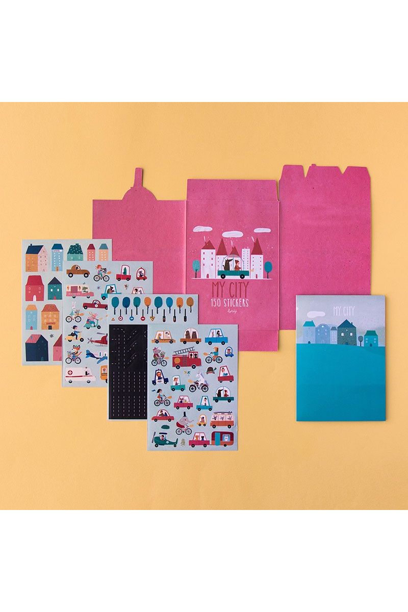My City Stickers van Londji | Kids Conceptstore Le Fanfare