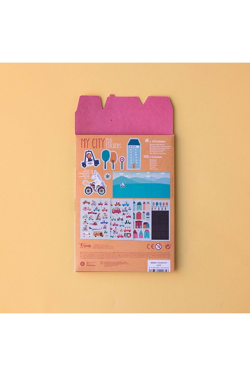 My City Stickers van Londji | Kids Conceptstore Le Fanfare