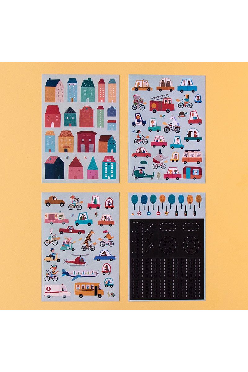 My City Stickers van Londji | Kids Conceptstore Le Fanfare