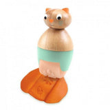 Boetseerklei Stempelrollers - Dieren 3St