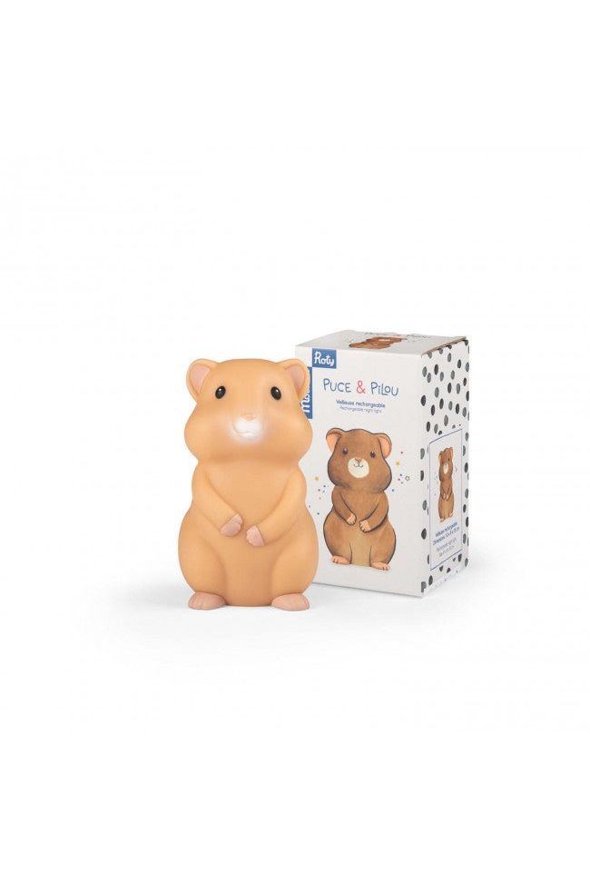 Nachtlampje hamster - Puce & Pilou van Moulin Roty | Kids Conceptstore Le Fanfare