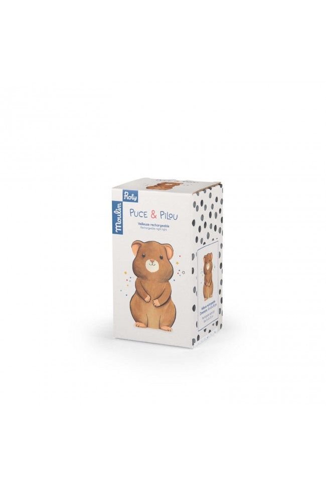 Nachtlampje hamster - Puce & Pilou van Moulin Roty | Kids Conceptstore Le Fanfare
