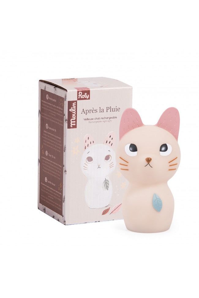 Nachtlampje Kat (Usb) Après La Pluie van Moulin Roty | Kids Conceptstore Le Fanfare