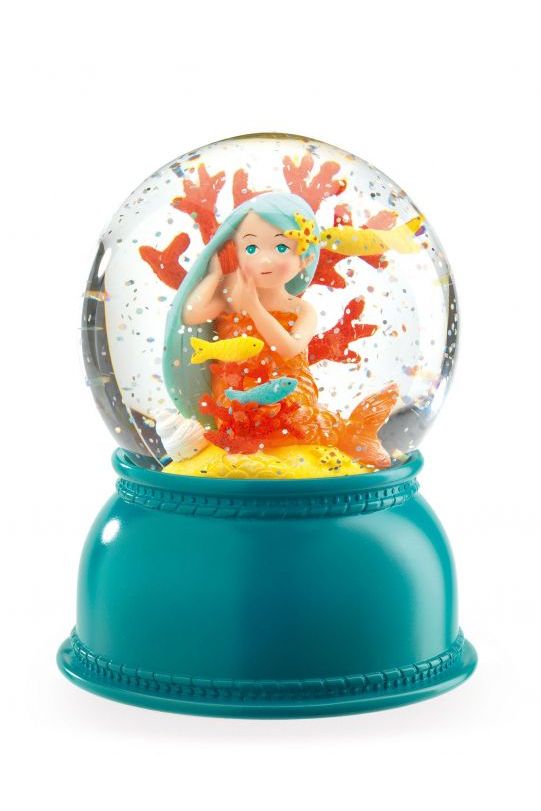 Nachtlampje Sneeuwbol Zeemermin van Djeco | Kids Conceptstore Le Fanfare