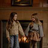 Nadia Tights - Camel Melange van Charlie Petite | Kids Conceptstore Le Fanfare