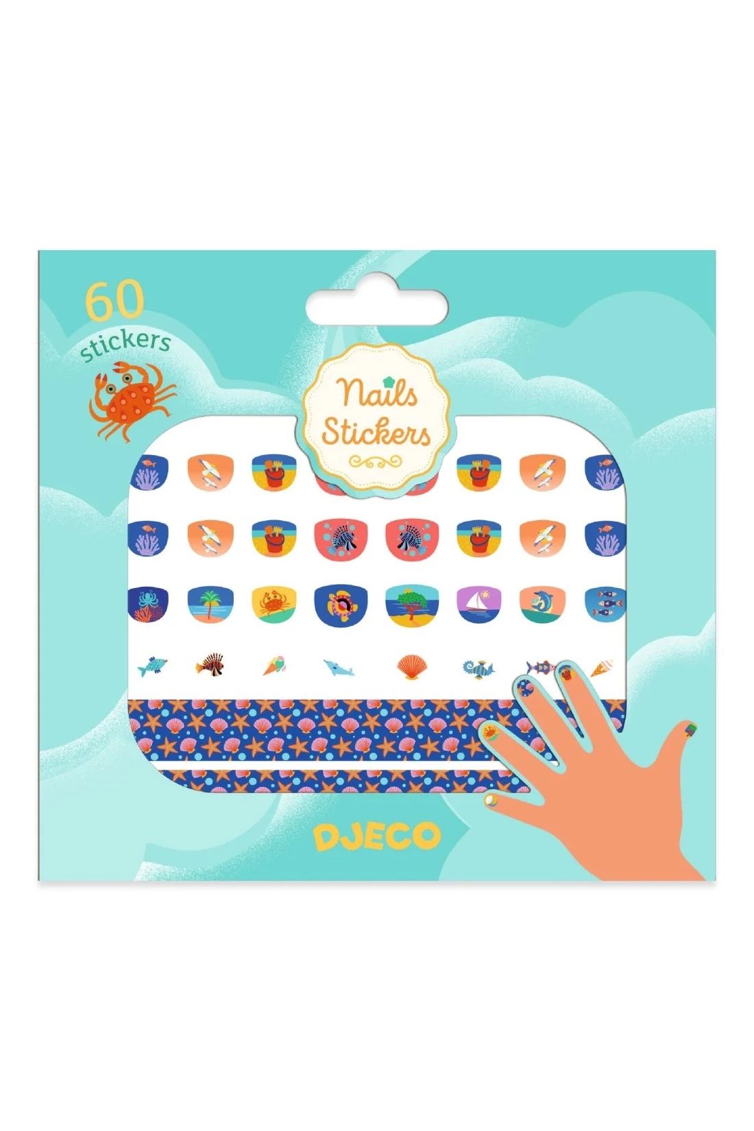 Nails stickers - Mediterranean van Djeco | Kids Conceptstore Le Fanfare