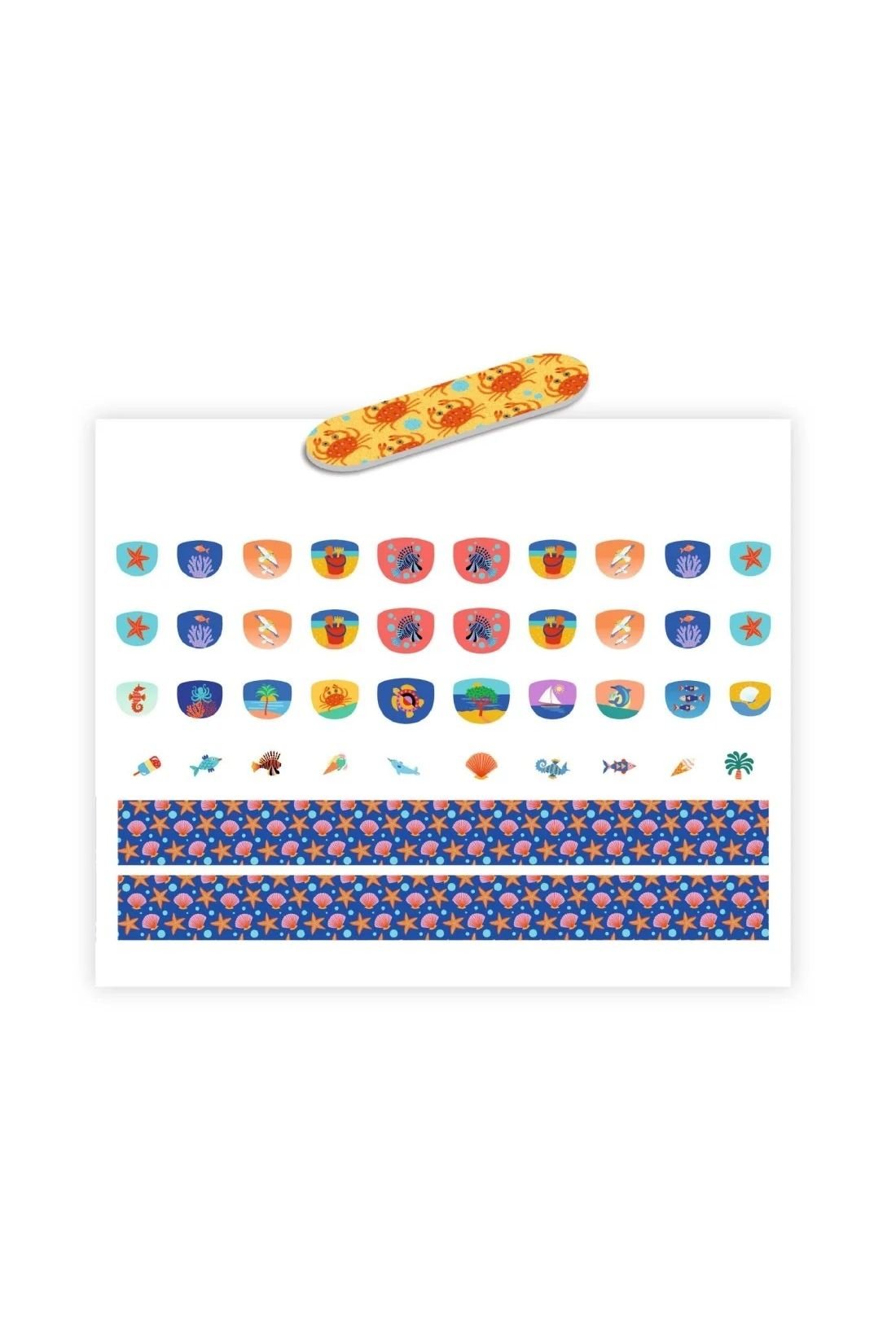 Nails stickers - Mediterranean van Djeco | Kids Conceptstore Le Fanfare
