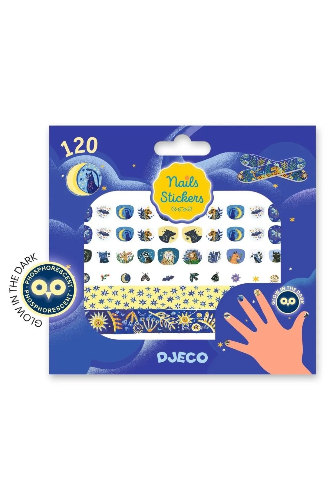 Nails stickers - Moonlight reflections van Djeco | Kids Conceptstore Le Fanfare