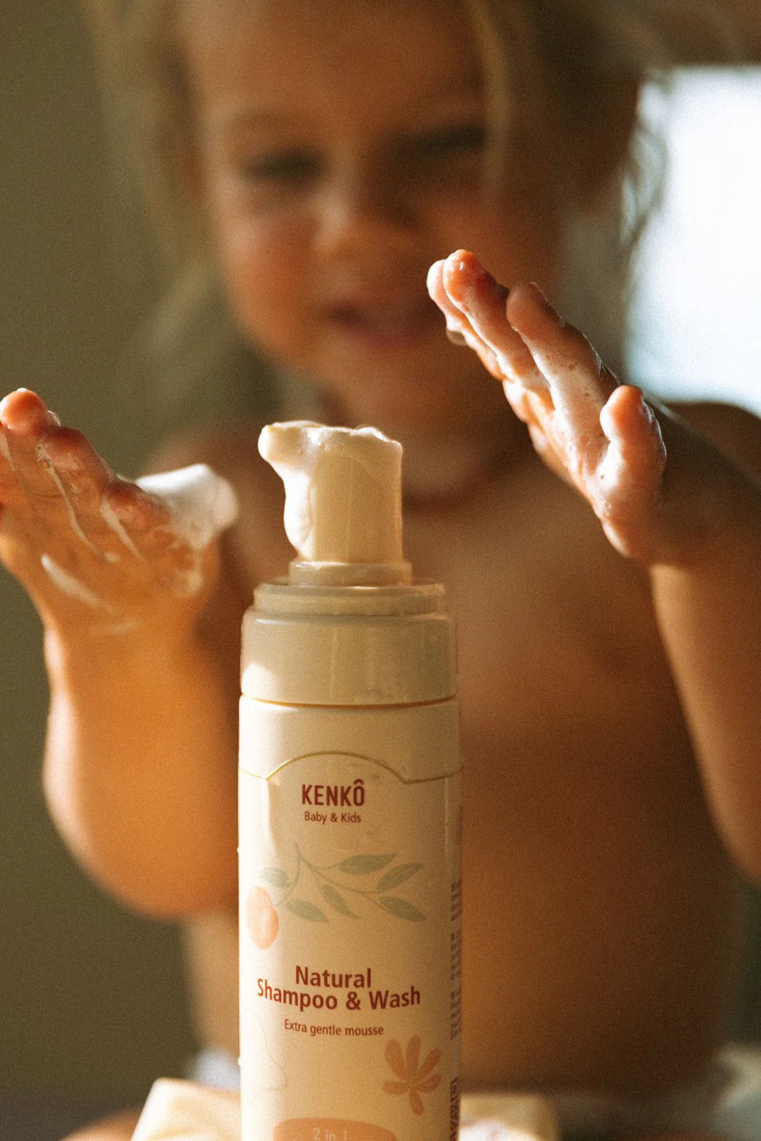 Natural Shampoo & Wash Mousse van Kenkô Skincare | Kids Conceptstore Le Fanfare