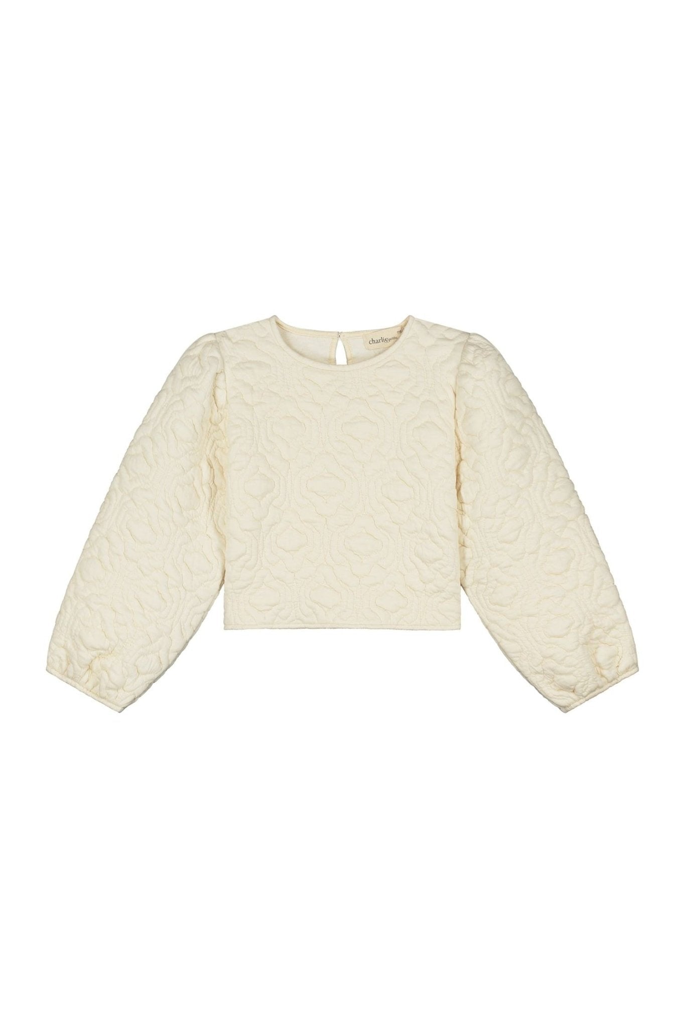 Nena Blouse - Ecru van Charlie Petite | Kids Conceptstore Le Fanfare