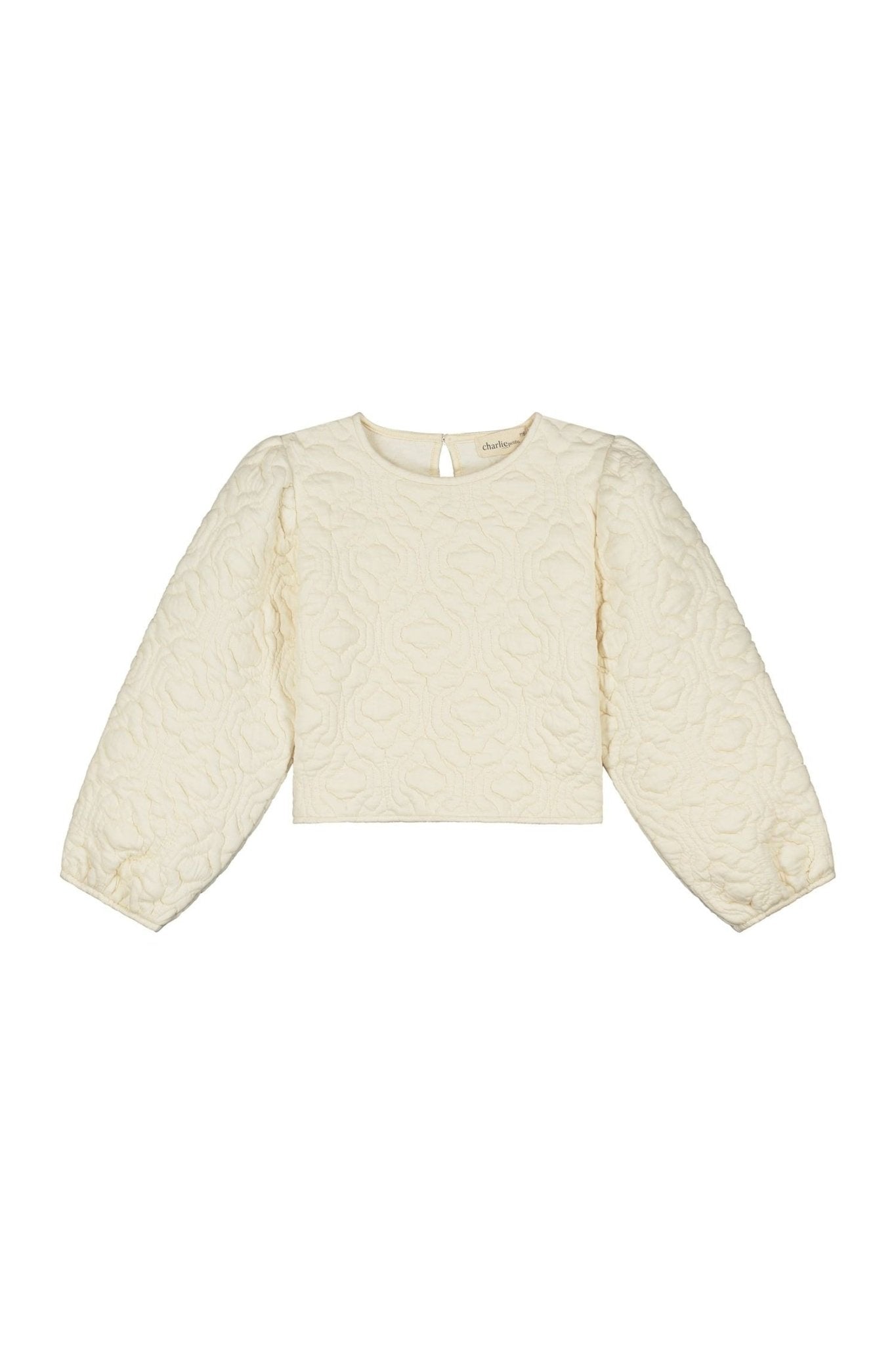Nena Blouse - Ecru van Charlie Petite | Kids Conceptstore Le Fanfare