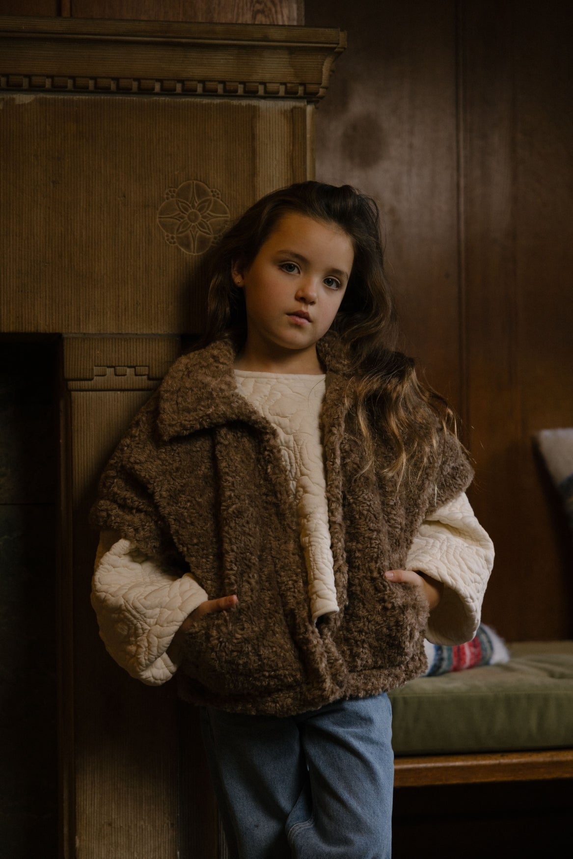 Nena Blouse - Ecru van Charlie Petite | Kids Conceptstore Le Fanfare