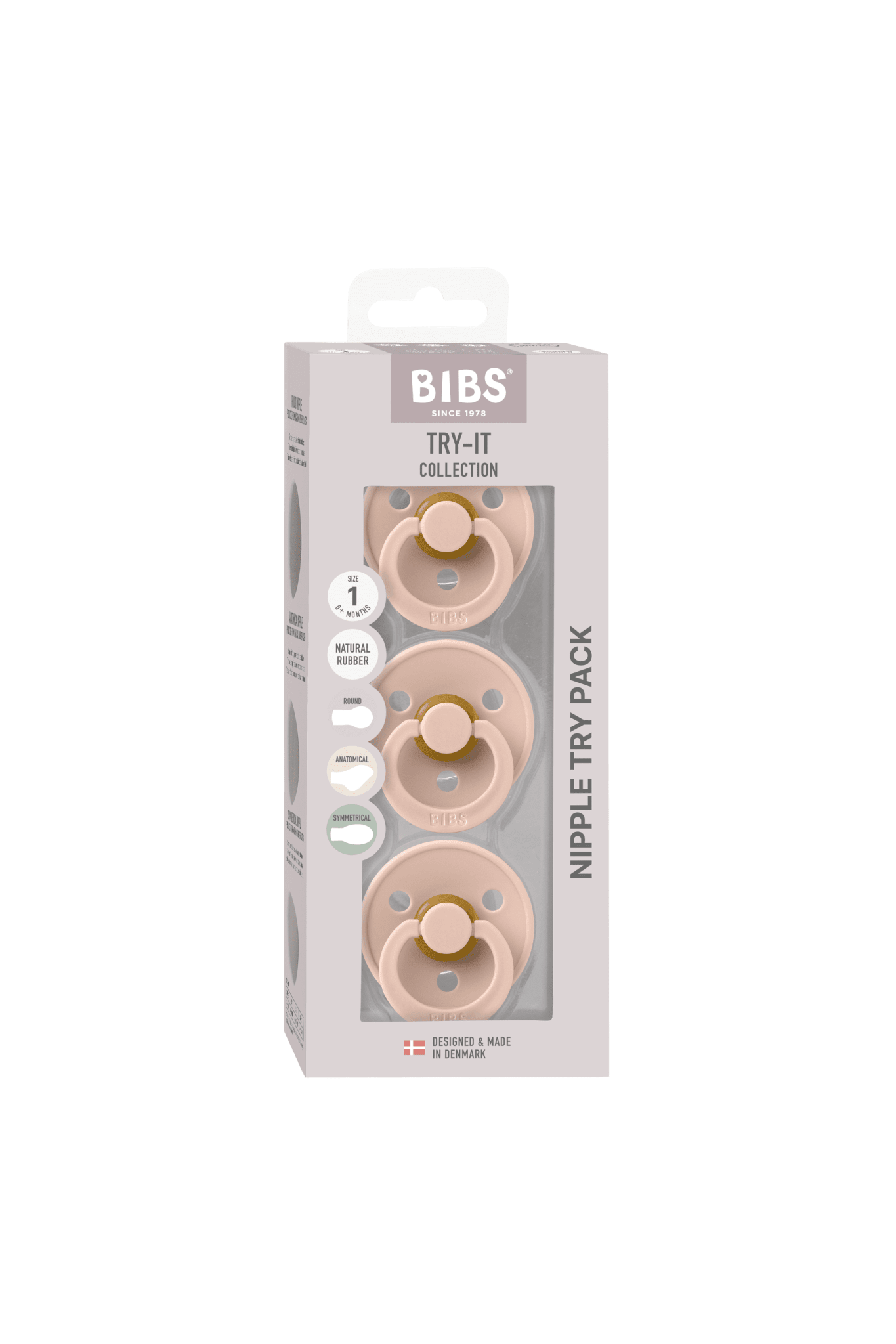 New Baby Try-It Collection 3 pack - Blush van BIBS | Kids Conceptstore Le Fanfare