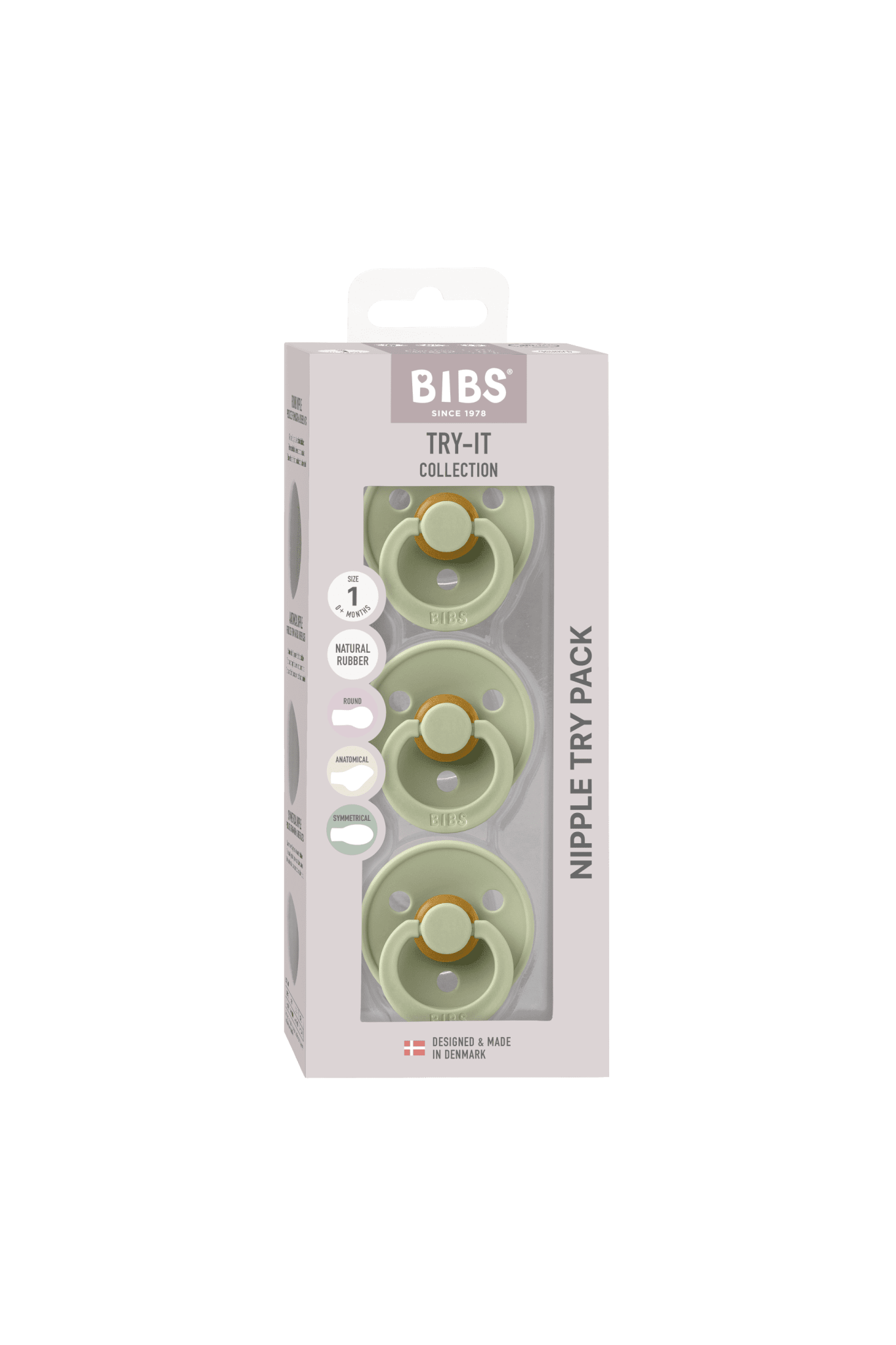 New Baby Try-It Collection 3 pack - Sage van BIBS | Kids Conceptstore Le Fanfare