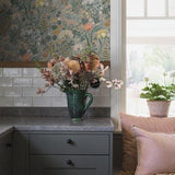 New Heritage - Blomsterhav - Multi/Grey van Boråstapeter | Kids Conceptstore Le Fanfare