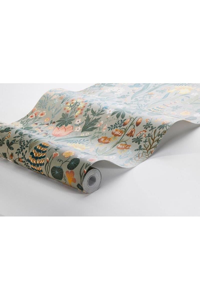New Heritage - Blomsterhav - Multi/Grey van Boråstapeter | Kids Conceptstore Le Fanfare