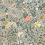 New Heritage - Blomsterhav - Multi/Grey van Boråstapeter | Kids Conceptstore Le Fanfare
