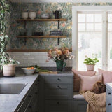 New Heritage - Blomsterhav - Multi/Grey van Boråstapeter | Kids Conceptstore Le Fanfare