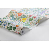 New Heritage - Blomsterhav - Multi/White van Boråstapeter | Kids Conceptstore Le Fanfare