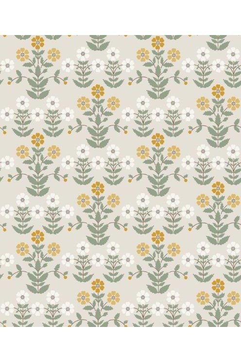 New Heritage - Sippor - Yellow van Boråstapeter | Kids Conceptstore Le Fanfare