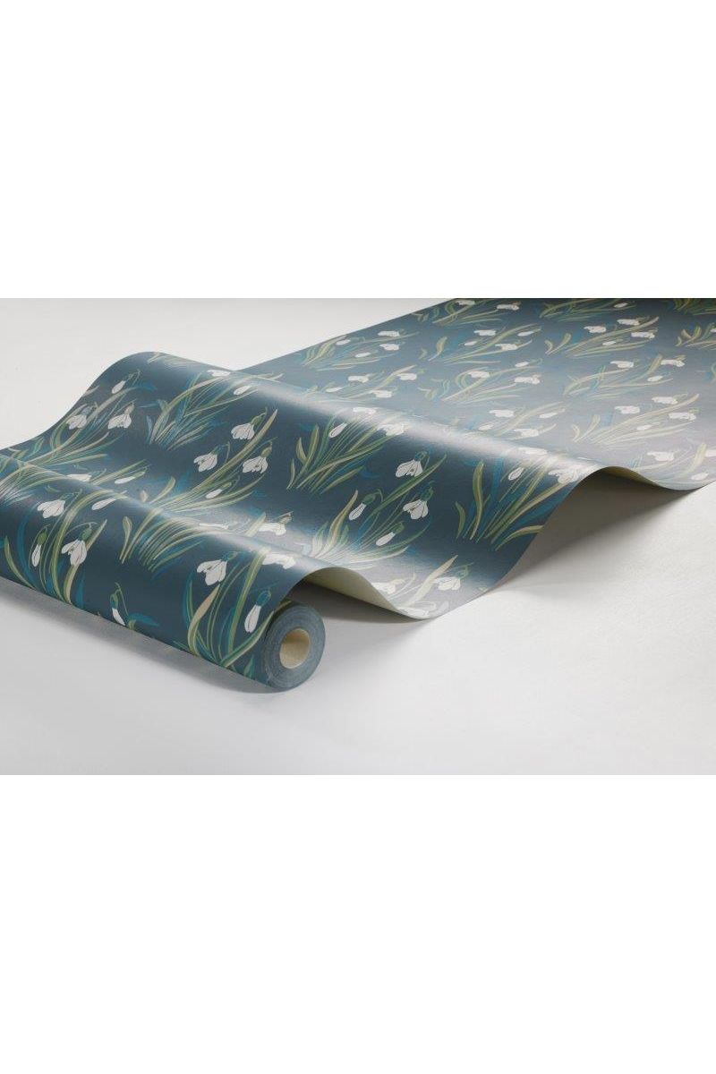 New Heritage - Snödroppe - Blue van Boråstapeter | Kids Conceptstore Le Fanfare
