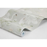 Newbie Wallpaper - Lily Swan - Green van Boråstapeter | Kids Conceptstore Le Fanfare