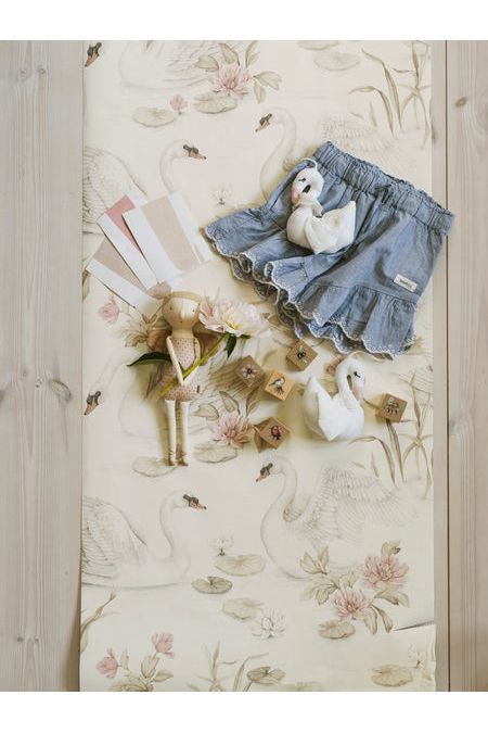 Newbie Wallpaper - Lily Swan - Multi van Boråstapeter | Kids Conceptstore Le Fanfare