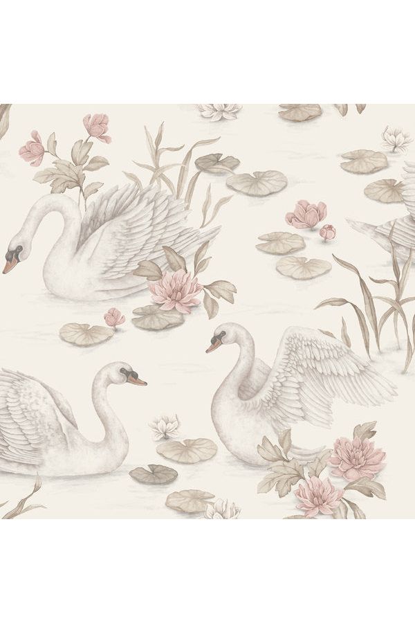 Newbie Wallpaper - Lily Swan - Multi van Boråstapeter | Kids Conceptstore Le Fanfare