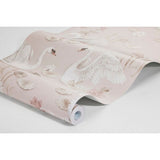 Newbie Wallpaper - Lily Swan - Pink van Boråstapeter | Kids Conceptstore Le Fanfare
