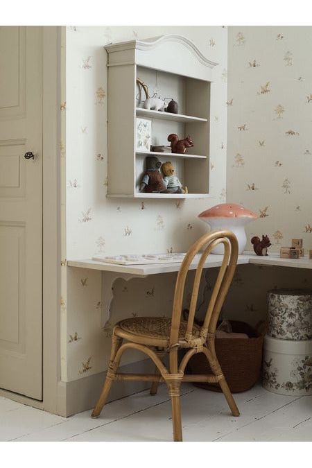 Newbie Wallpaper - Little Fox - Beige van Boråstapeter | Kids Conceptstore Le Fanfare