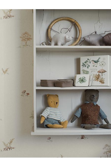 Newbie Wallpaper - Little Fox - Beige van Boråstapeter | Kids Conceptstore Le Fanfare