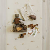 Newbie Wallpaper - Little Fox - Beige van Boråstapeter | Kids Conceptstore Le Fanfare
