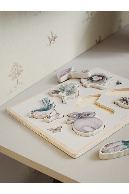 Newbie Wallpaper - Little Fox - Beige van Boråstapeter | Kids Conceptstore Le Fanfare