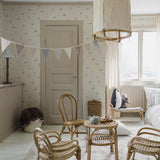 Newbie Wallpaper - Little Fox - Beige van Boråstapeter | Kids Conceptstore Le Fanfare