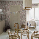 Newbie Wallpaper - Magic Forest - Pink van Boråstapeter | Kids Conceptstore Le Fanfare