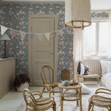 Newbie Wallpaper - Minou - Blue van Boråstapeter | Kids Conceptstore Le Fanfare