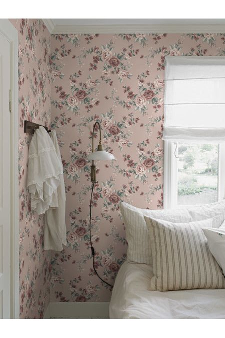 Newbie Wallpaper - Nomi - Pink van Boråstapeter | Kids Conceptstore Le Fanfare