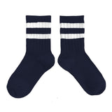 Nico - Ribbed Varsity Crew Socks - Nuit Etoilee van Collegien | Kids Conceptstore Le Fanfare